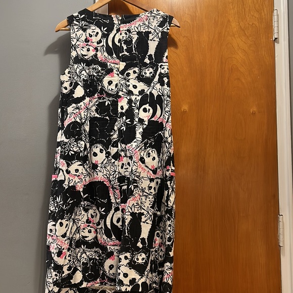 Lilly Pulitzer panda print dress. Only discolored area is inside neck as shown. - Picture 3 of 3